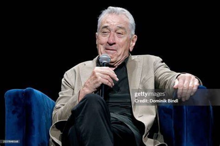 Robert De Niro speaks onstage