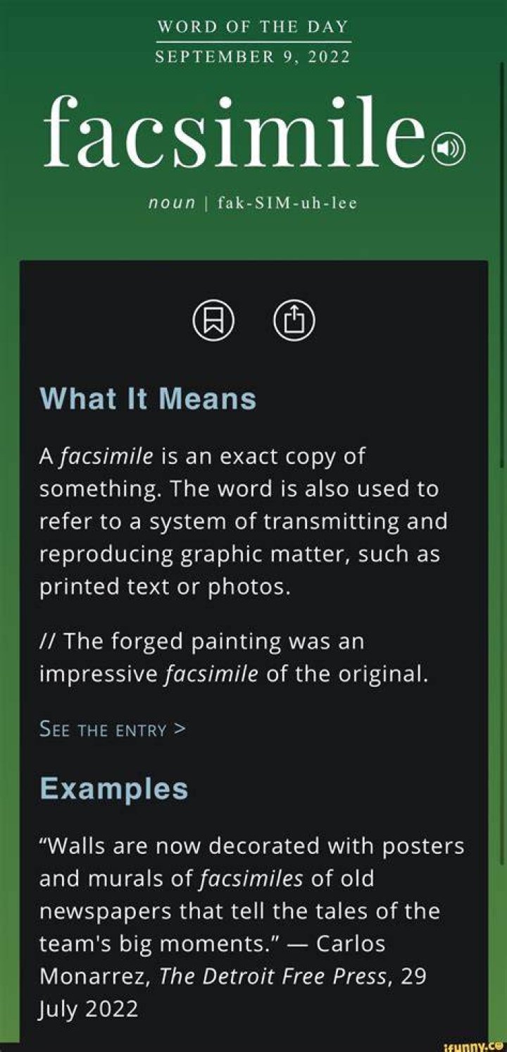 see a facsimile image of the memo