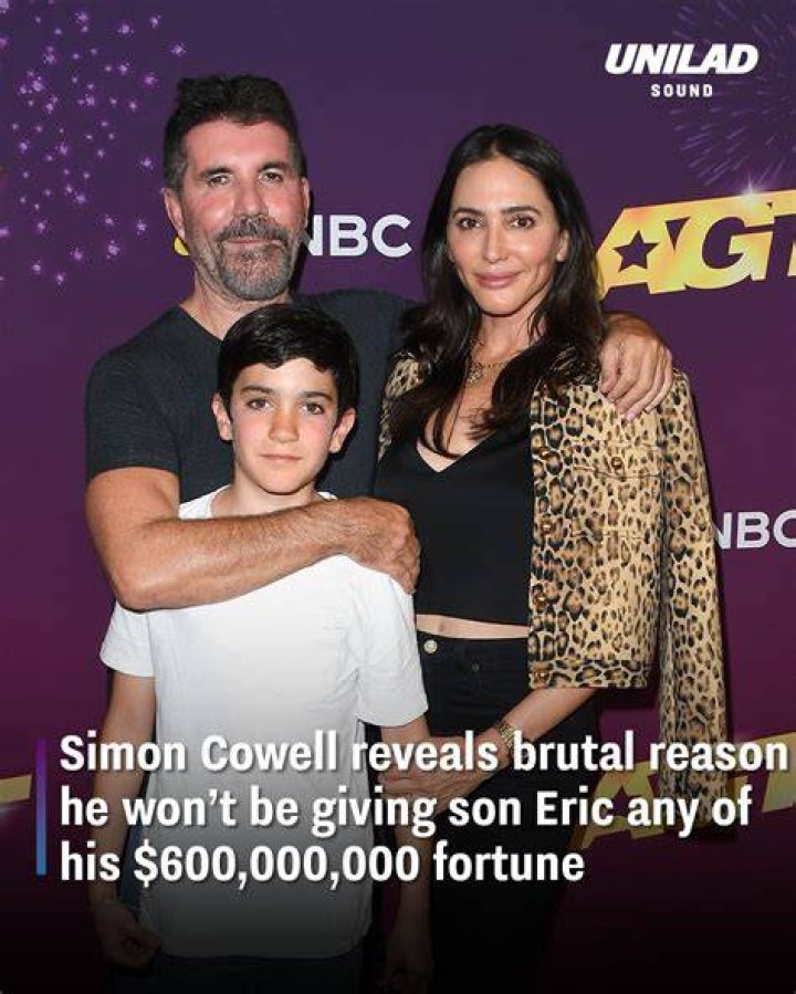 Simon Cowell says he won't leave his fortune to his son