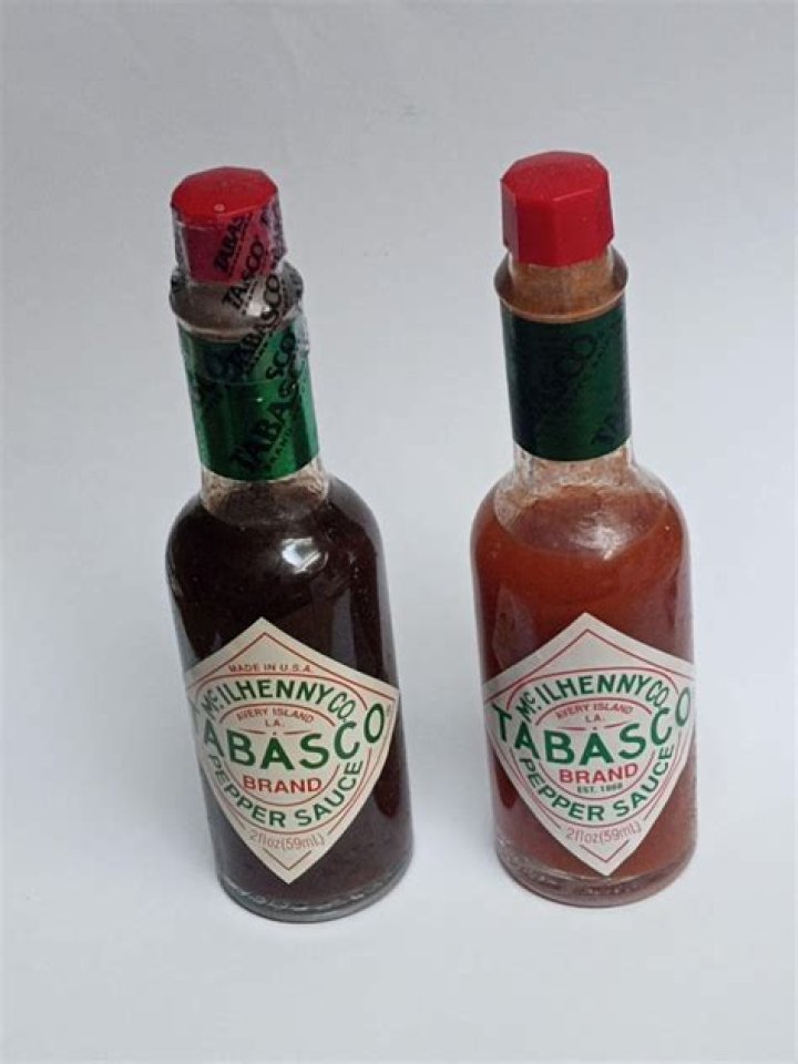 Tabasco Sauce Better When Old? (Correct answer)