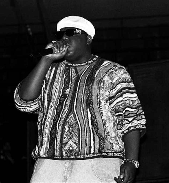The Notorious B.I.G. performing in 1995