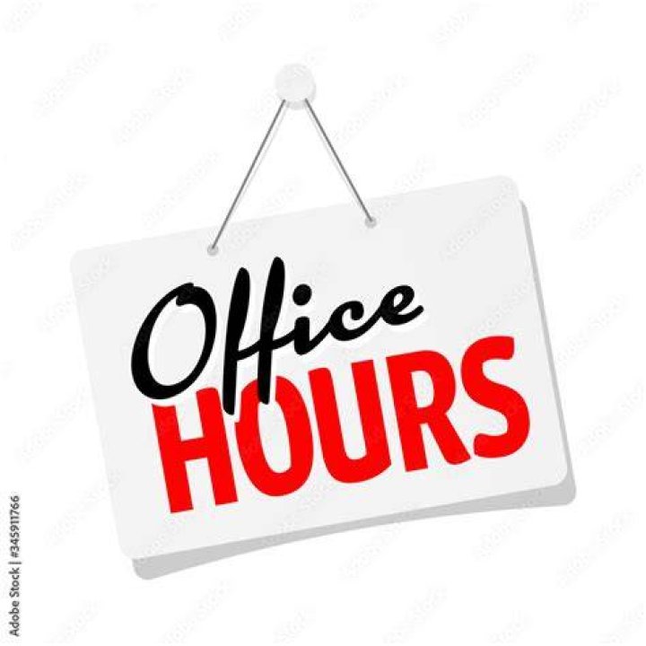 the office hours logo on the left and a headshot of sumbul desai on the right
