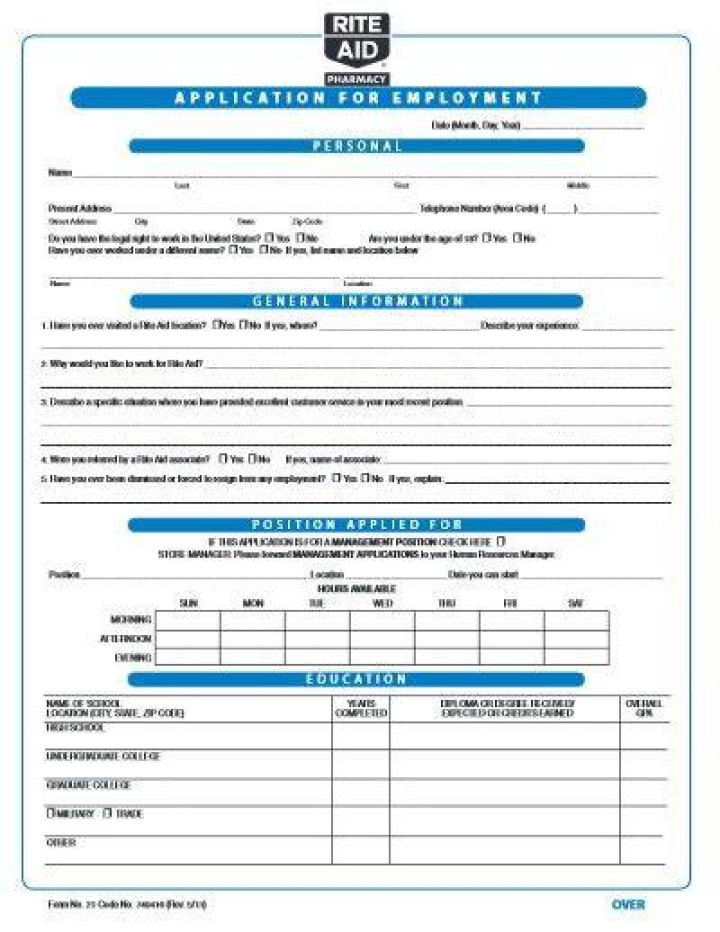 the rite aid application tip