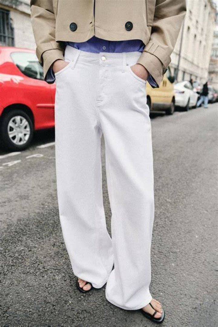 vaqueros blancos de zara