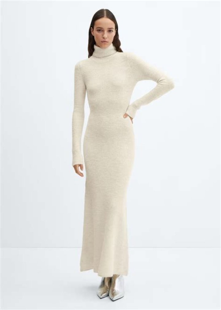 Vestido blanco de punto Vestido blanco de punto