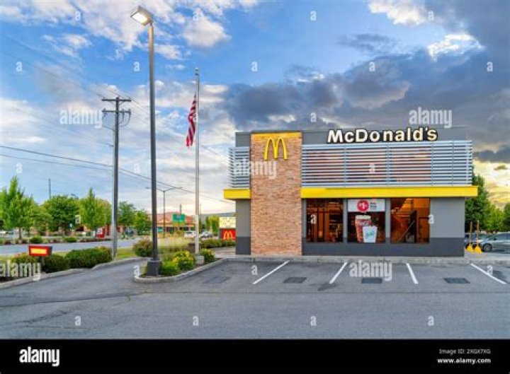 View of a McDonald's in 1970