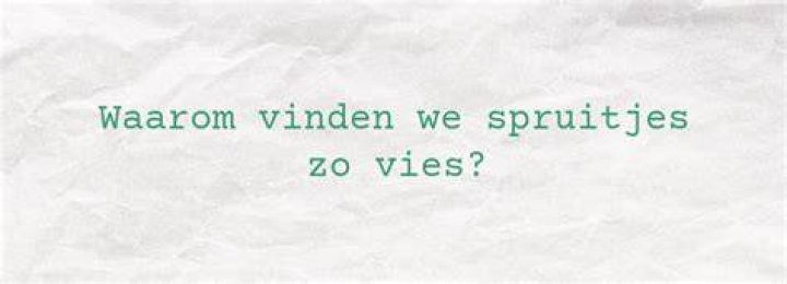 Waarom Vinden We Zoet Lekker? (Correct answer)