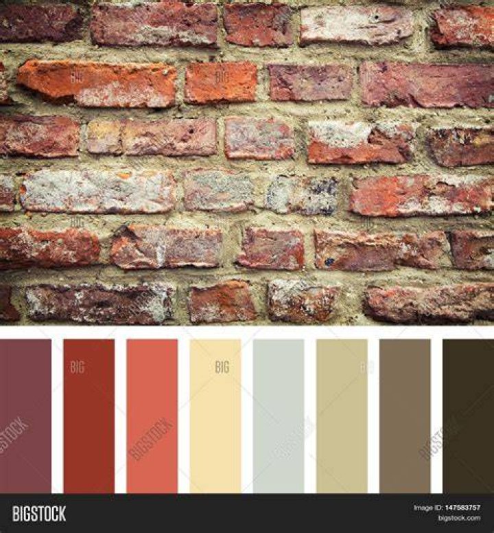 What Colour goes well with brick wall?