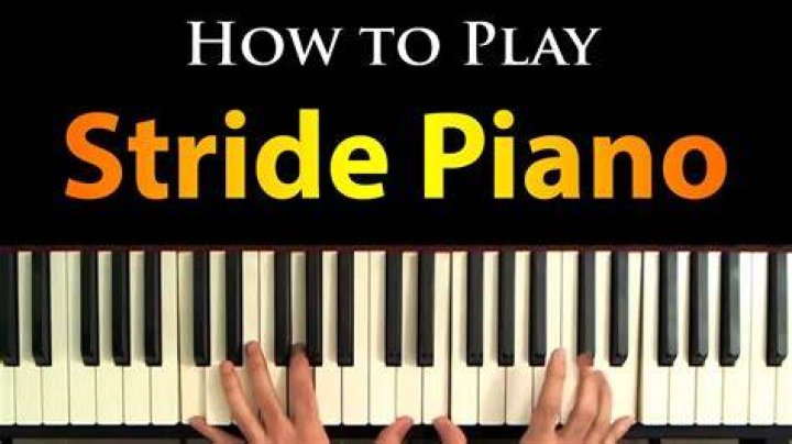 What defines stride piano?