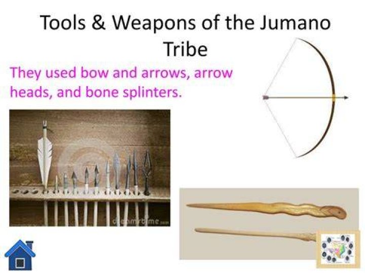 What did the Jumano use as tools?