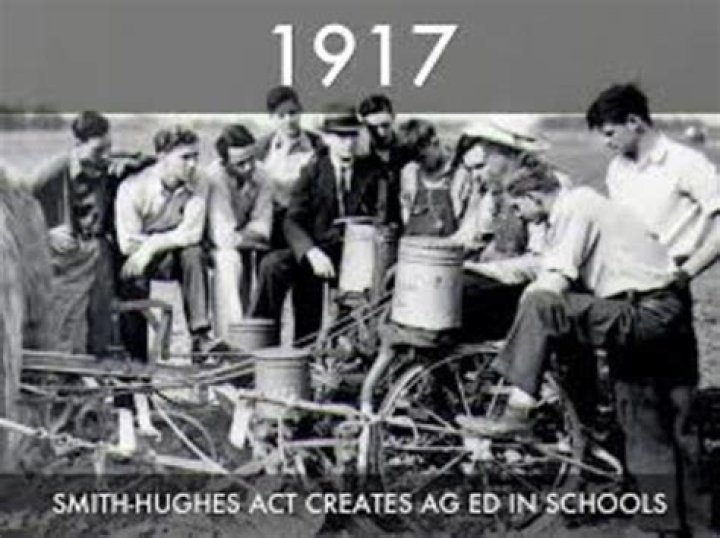 What did the Smith-Hughes Act do when it was passed?