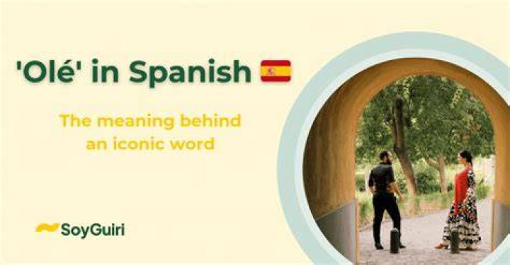 What do Ole mean in Spanish?