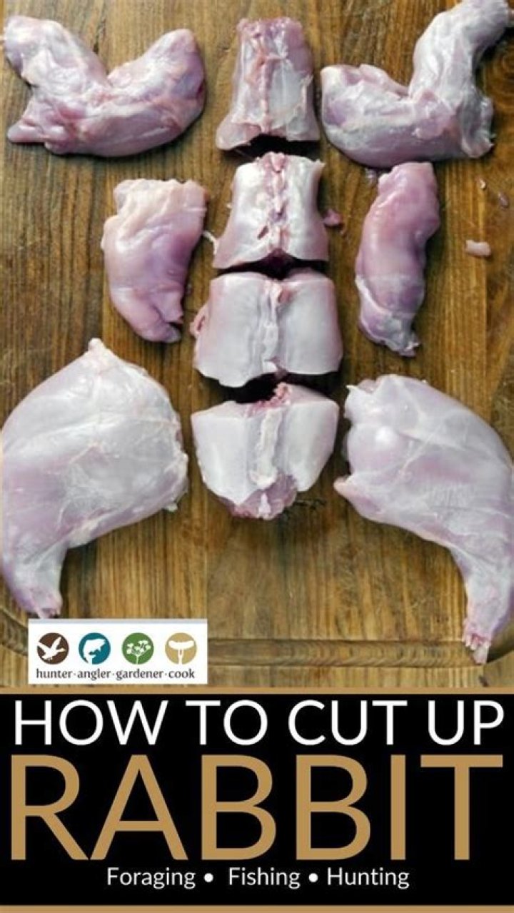 What do you soak rabbit in before cooking?