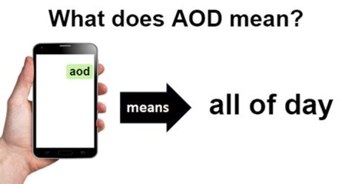 What does AOD mean?