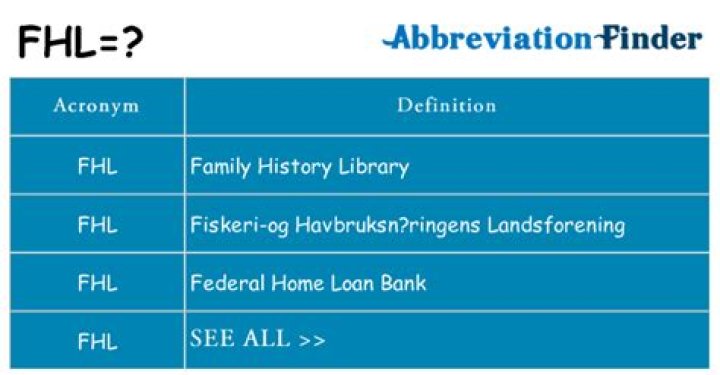 What does FHL mean in cargo?