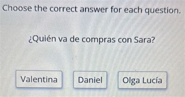 What Does Valentina Do? (Correct answer)