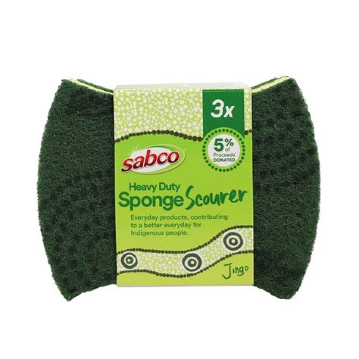 What is a sponge scourer?