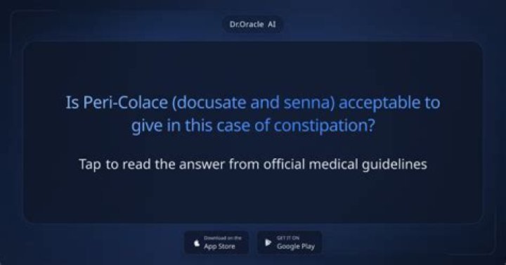 What Is Peri Colace Used For? (Question)