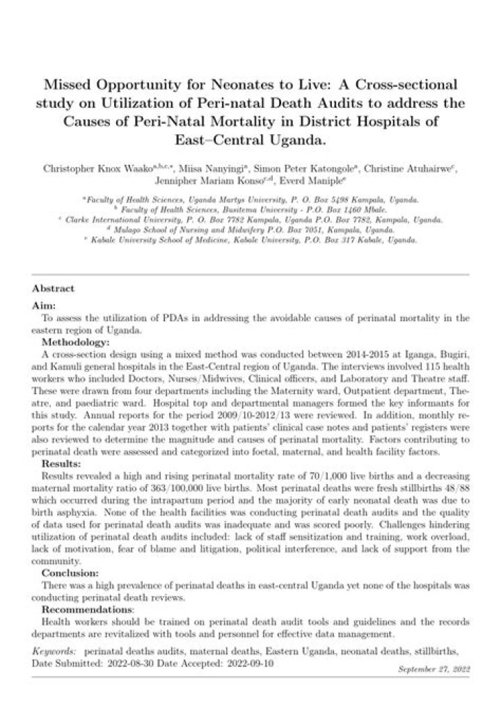 What Is Peri-natal Death?
