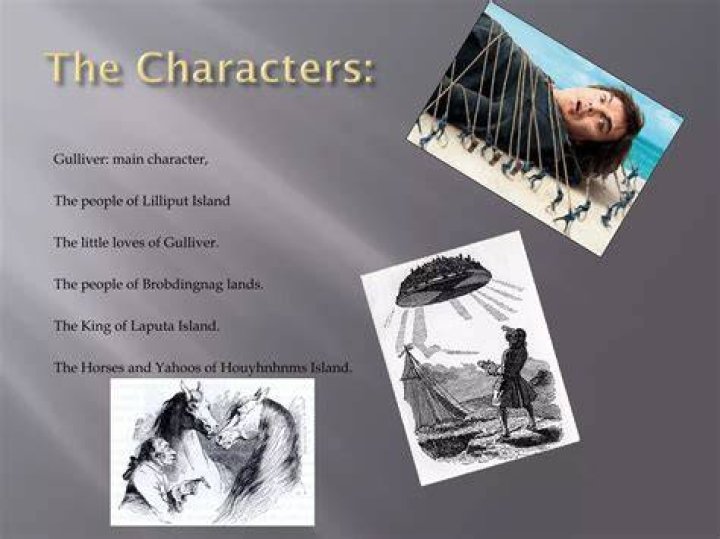 What is the main difference between the Yahoos and Gulliver?