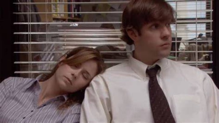 When do Jim and Pam get together in The Office US?