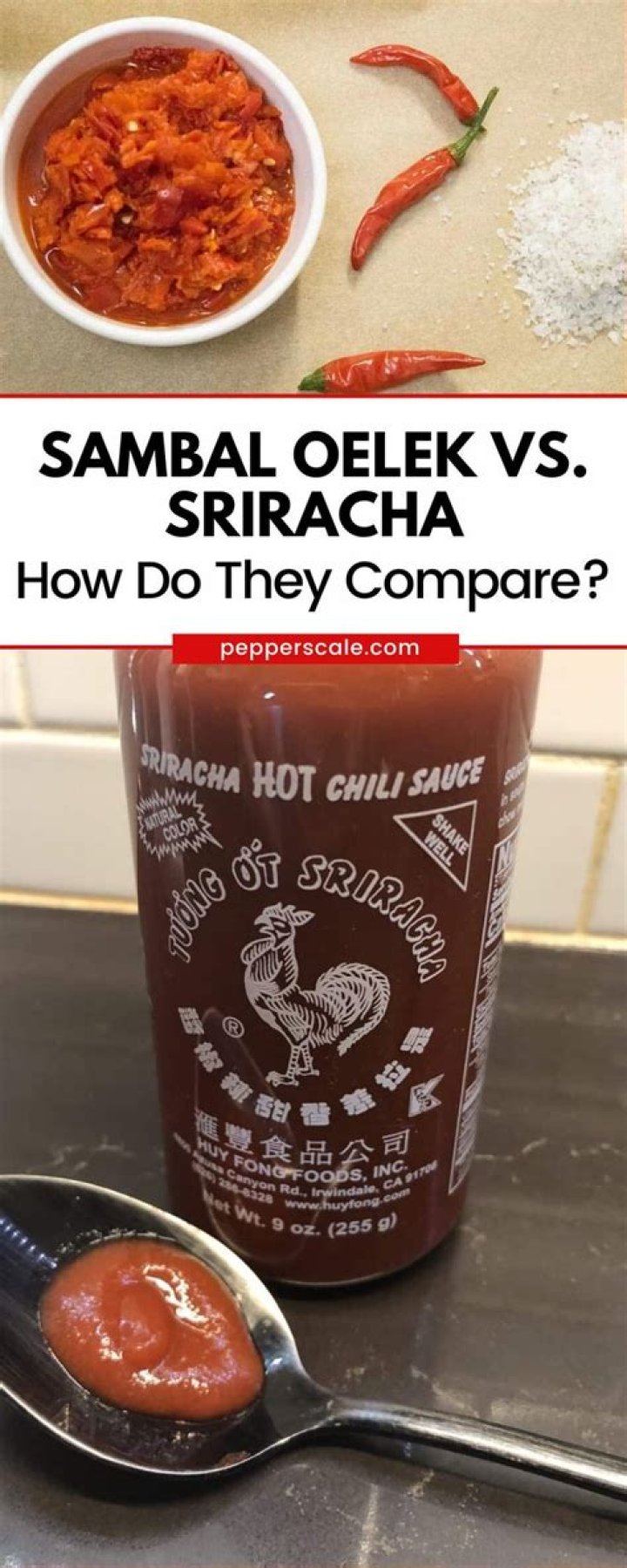 Which Is Hotter Sriracha Or Sambal Oelek? (Solution)