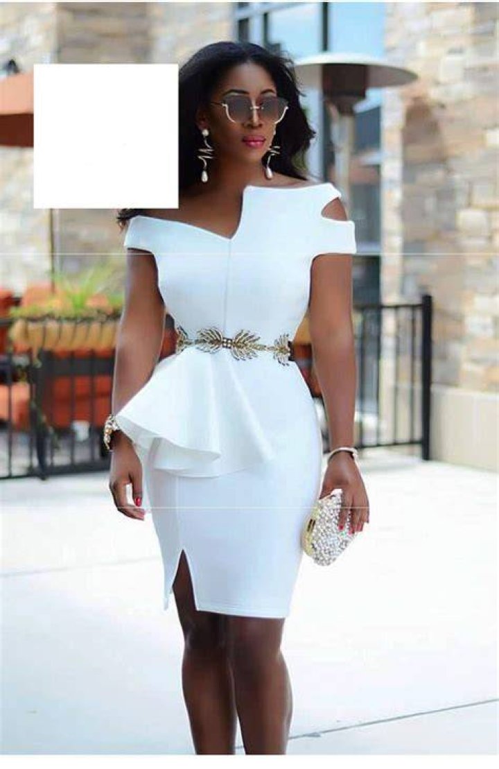 White, Clothing, Formal wear, Dress, Trousers, Sleeve, 