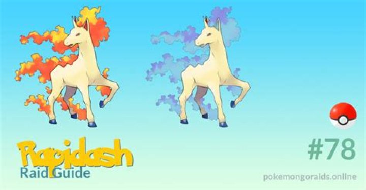 Who can defeat Rapidash?
