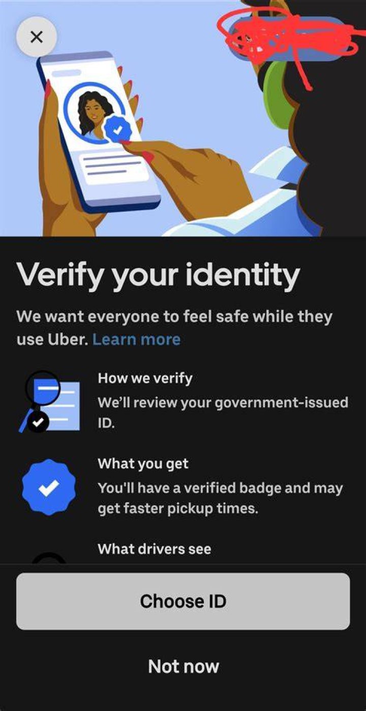 Why is Uber asking for my ID?