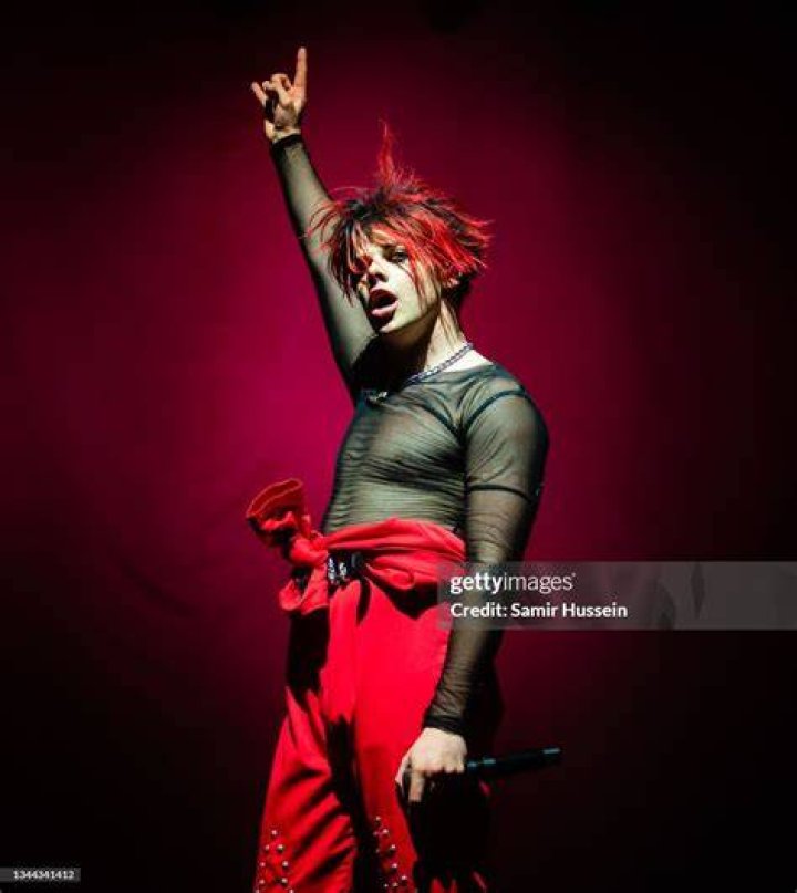 yungblud performs at alexandra palace, london